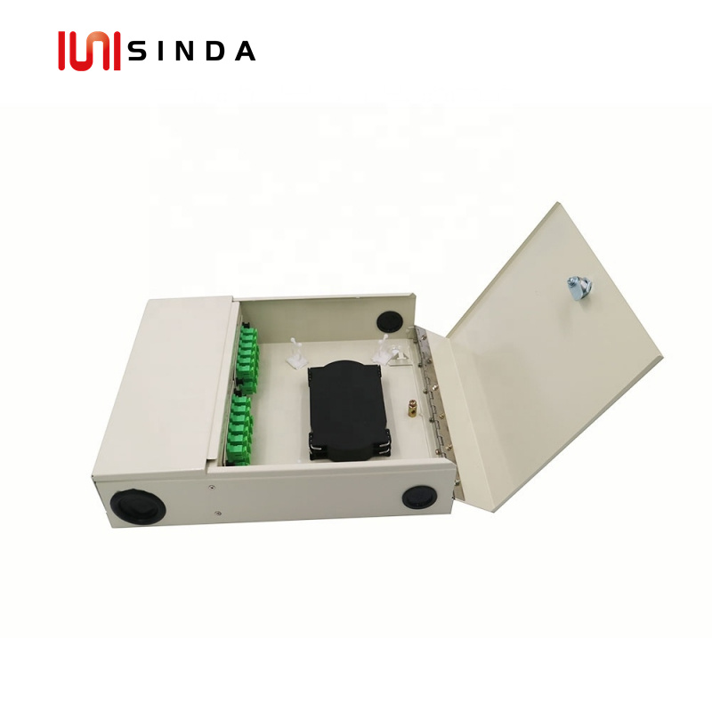 Fiber wall mount terminal box